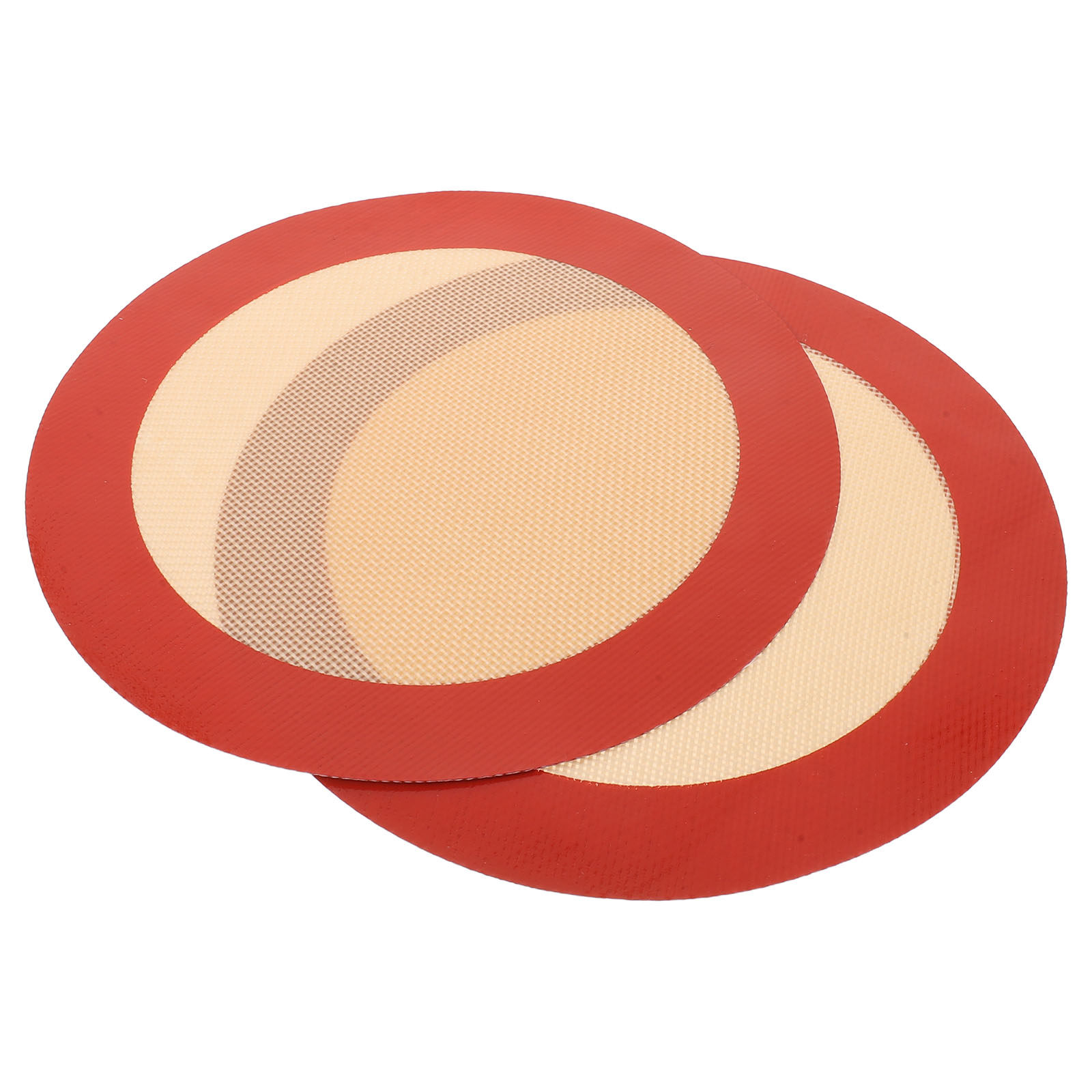 2Pcs Round Silicone Baking Mat - Heat Mat Silicone 评论和价格