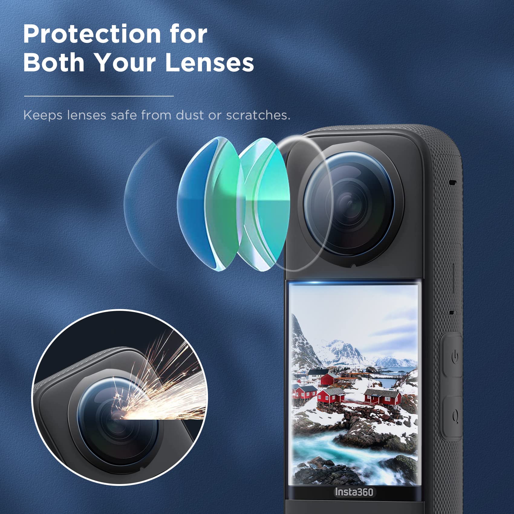 Accessories Set for Insta360 X - Insta360 Camera X3 评论和价格