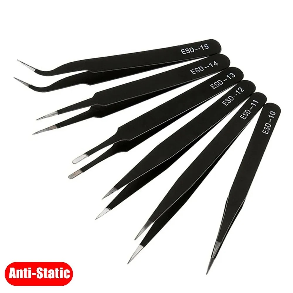 6PCS Precision Tweezers Set ES - Electronics Repair Tools And Equipment 评论和价格