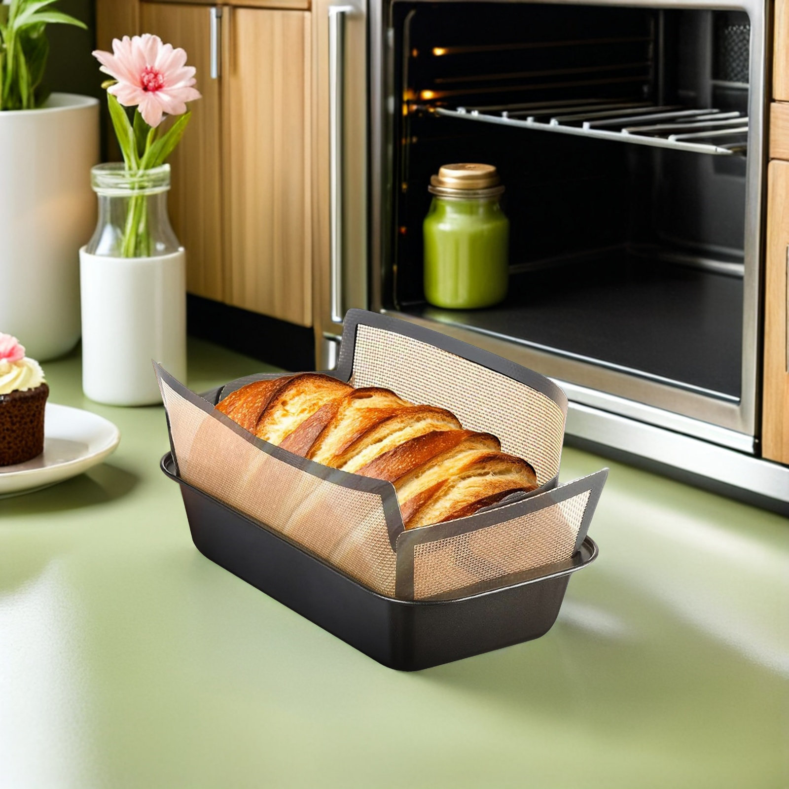 2Pcs Silicone Baking Mats Non- - Heat Mat Silicone 评论和价格